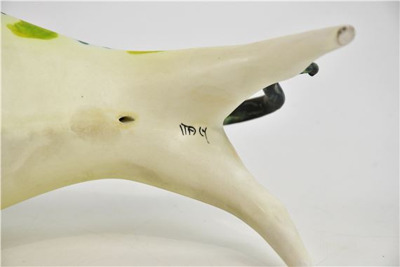 Roberto Rigon | ROBERTO RIGON; Two Italian mid century ceramic models ...