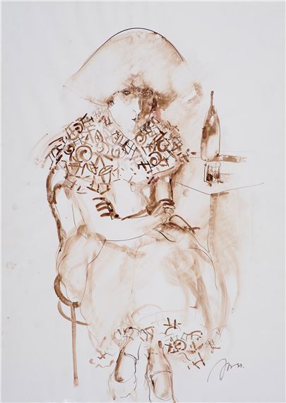 Rustam Usmanovich Hamdamov | Tsarina (1999) | MutualArt