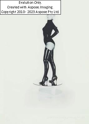 Allen Jones | Janet on the table (1999) | MutualArt