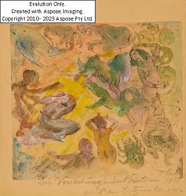 "Die Versuchungen des h. Antonius" by Oskar Laske, 1940