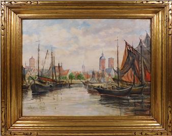 Port Landscape - W. Steckelberg