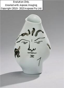 Vase "Têtes - Fritz Heidenreich
