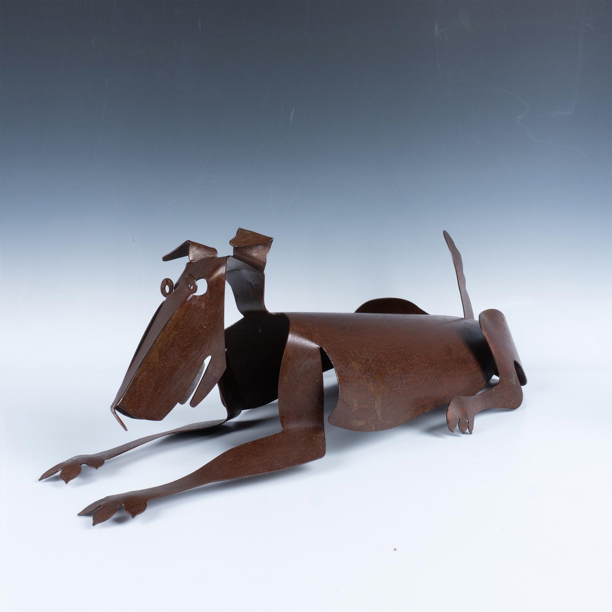 David Lesser | David Lesser Rustic Brown Metalglyphics Art Dog ...