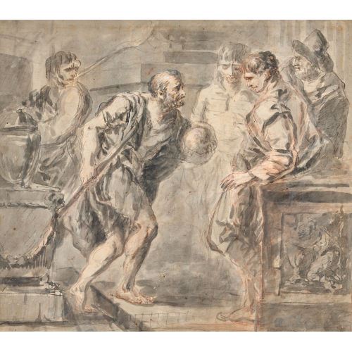 Hamlet auf dem Friedhof - Felix Christoph Cajetan Fuchs