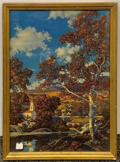 Framed Maxfield Parrish Print by Maxfield Parrish