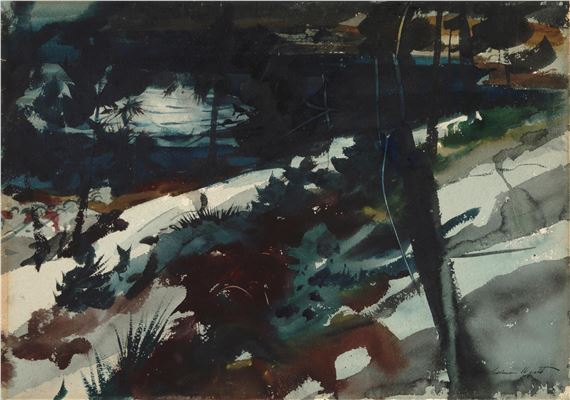 Andrew Wyeth | Grey Ledge Cove (1940) | MutualArt