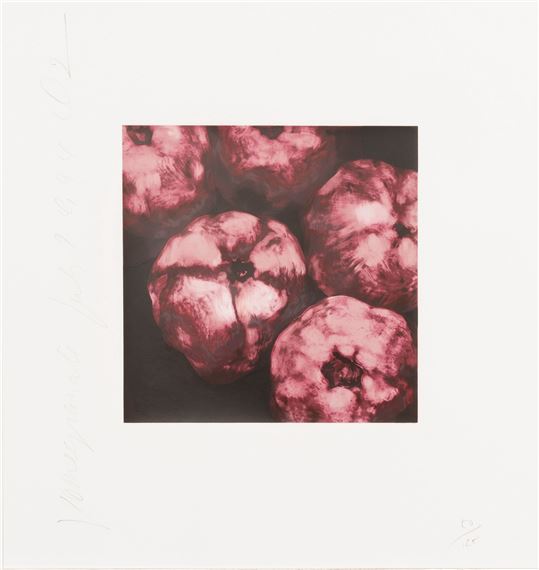 Pomegranates (from the Fruits And Flowers III) by Donald Sultan, 1994