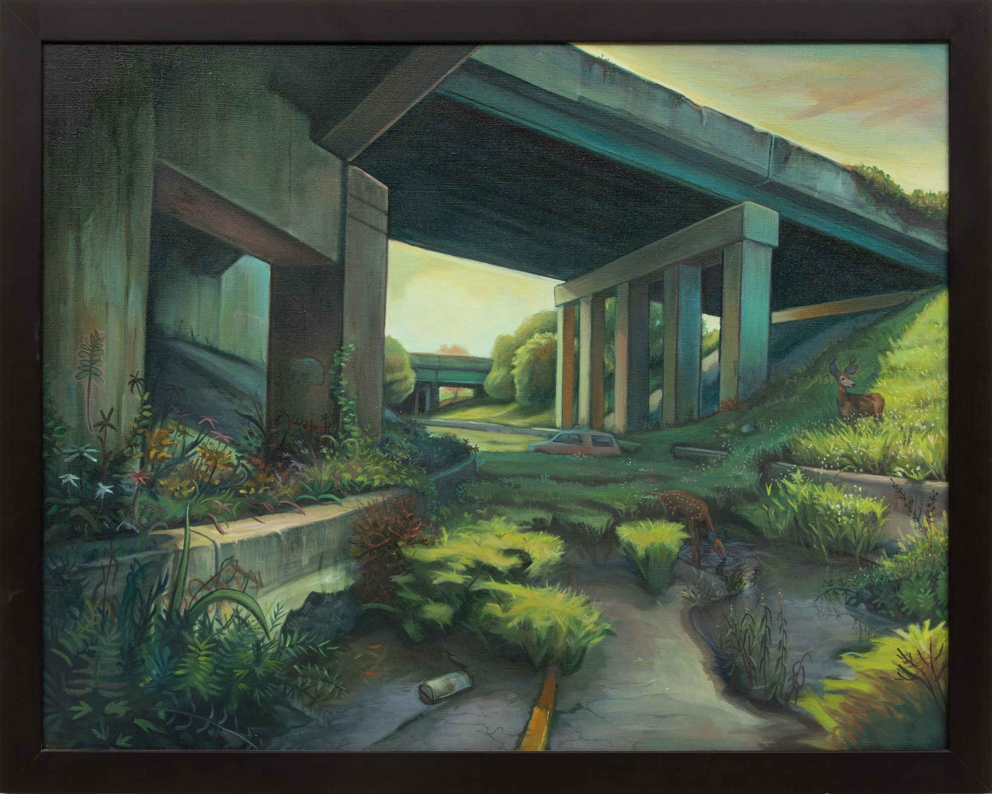 Artwork by Clinton Snider, The Crossing, Made of Oil on Canvas