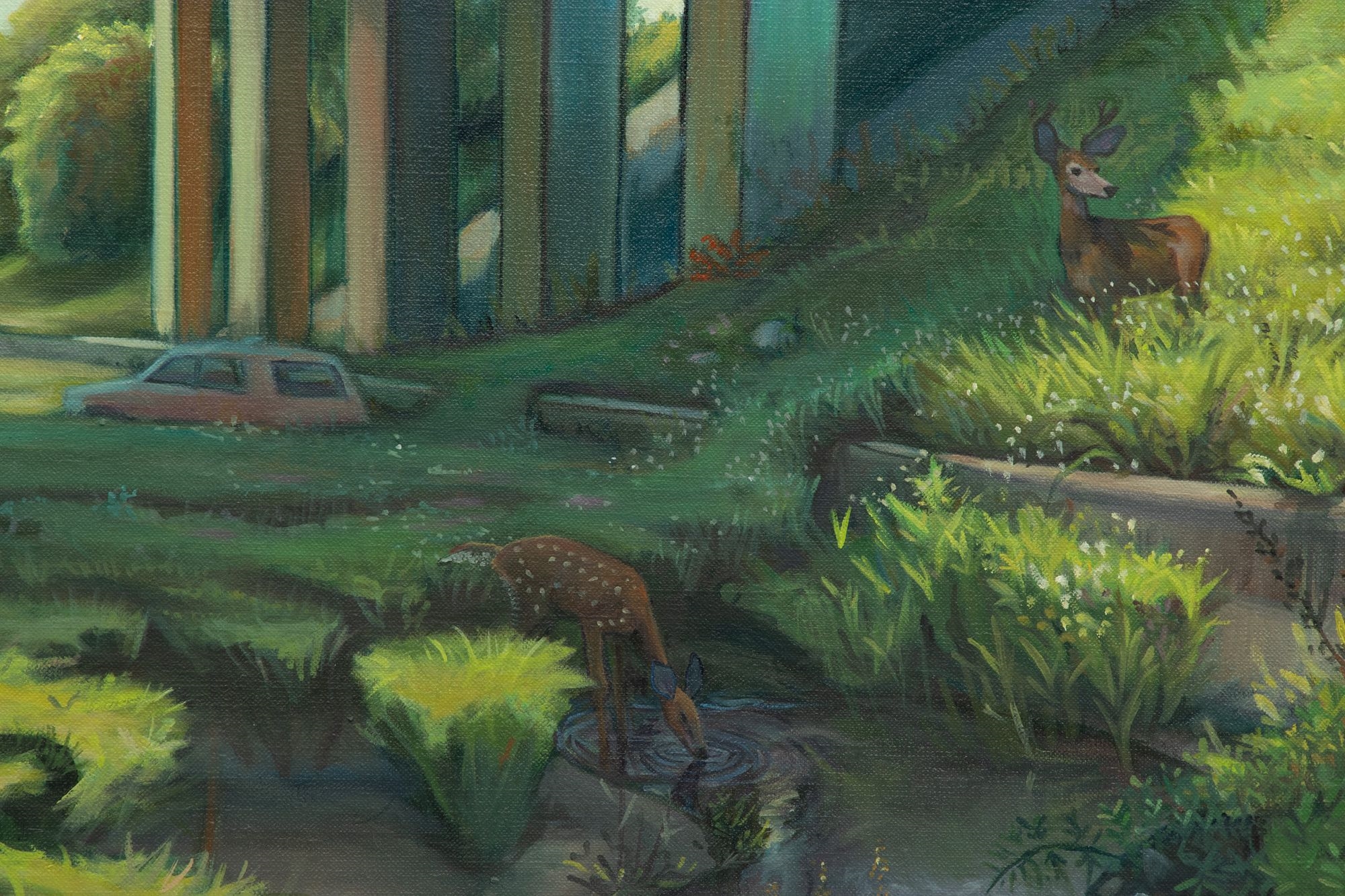 Artwork by Clinton Snider, The Crossing, Made of Oil on Canvas