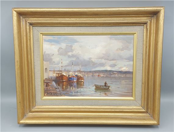 Boats on a River by Sally Gaywood