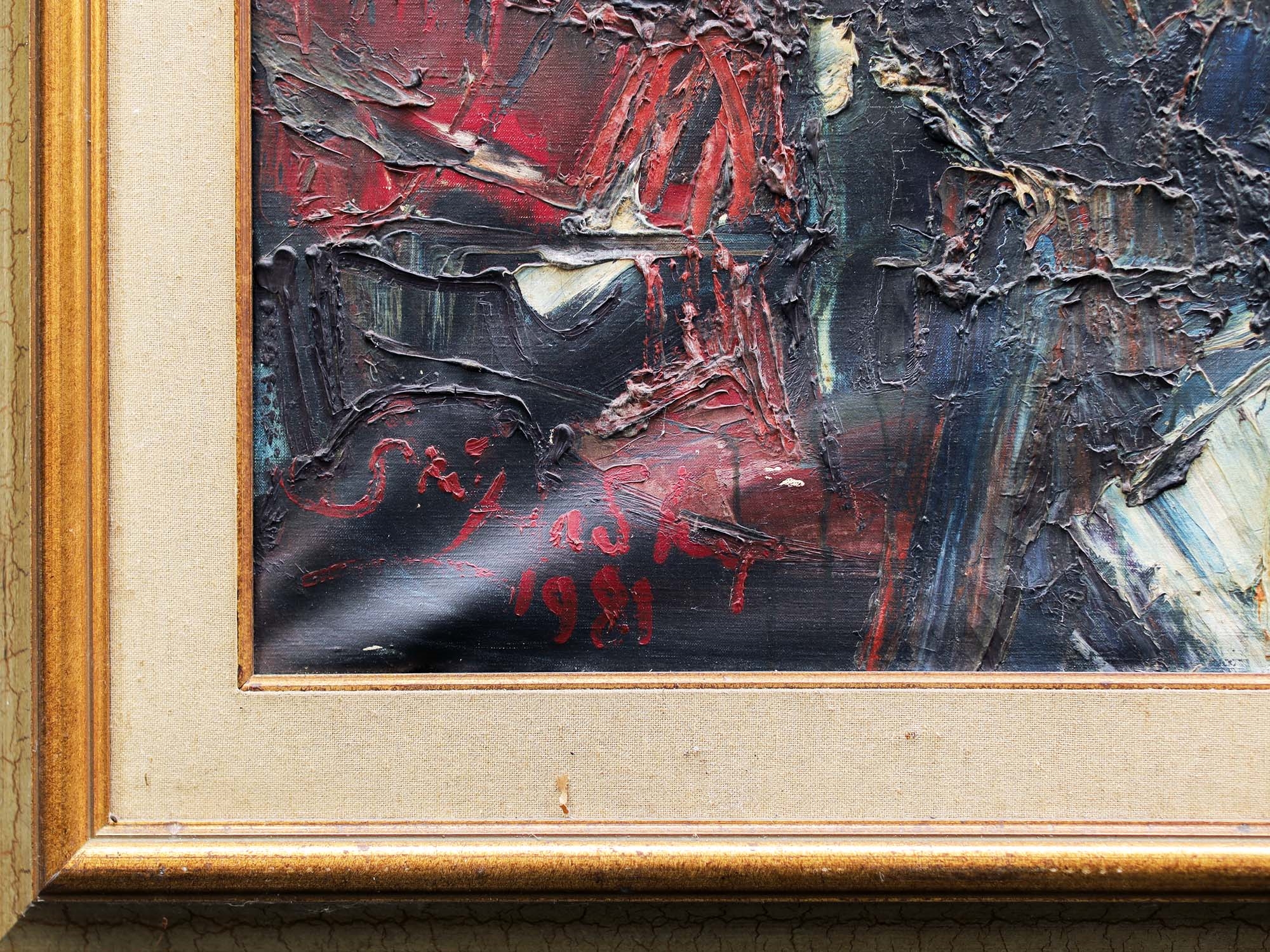 Artwork by Sri Hadhy, SRI HADHY | Village (Perkampungan), 1981, Made of Oil on canvas