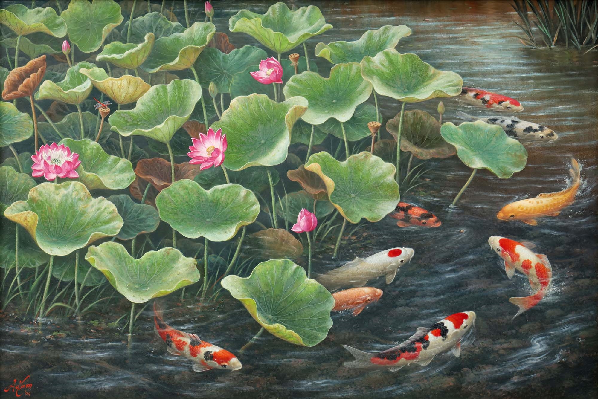 Adam Lay | ADAM LAY | Koi Fish - Attracting Attention (Ikan Koi-Menarik ...