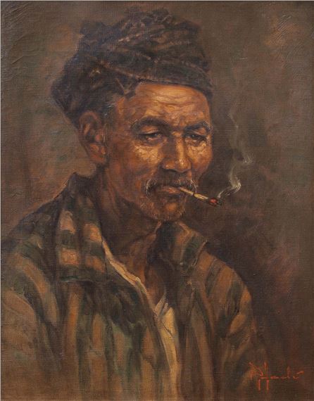 R. Hadi | R. HADI | Portrait of an Old Man | MutualArt