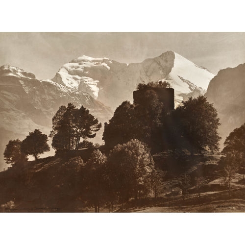 Artwork by Emanuel Gyger, Frutigen, Tellenburg, Balmhorn, Made of gelatin silver print