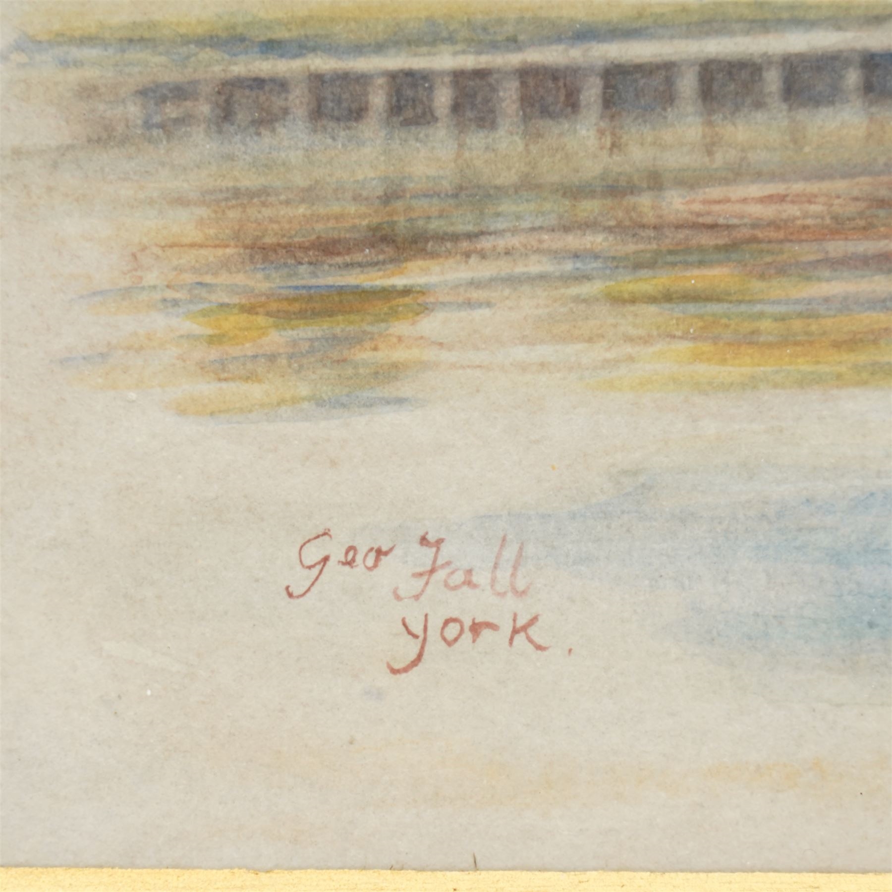 George Fall | View of York Minster from Marygate Landing Tower | MutualArt
