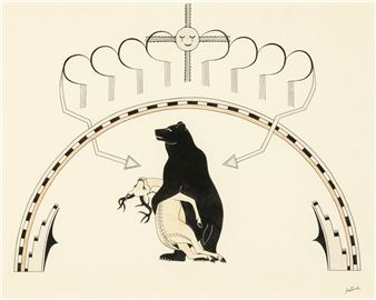 Bear and Dead Deer - Alfonso Roybal