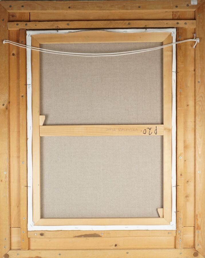 Artwork by Zofia Szalowska, Le Jardin d'Eden, Made of oil on canvas