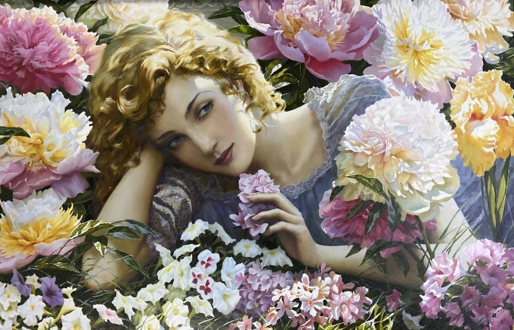 Slava Morgun | Slava Morgun 'Moments To Cherish' Oil On Canvas | MutualArt