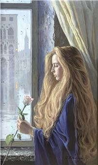 Dimitri Eutushenko 20th Century Oil On Canvas - Dimitri Eutushenko