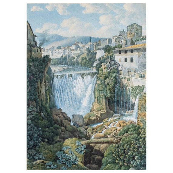 View of Tivoli waterfalls - Filippo Maria Giuntotardi