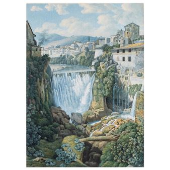 View of Tivoli waterfalls - Filippo Maria Giuntotardi