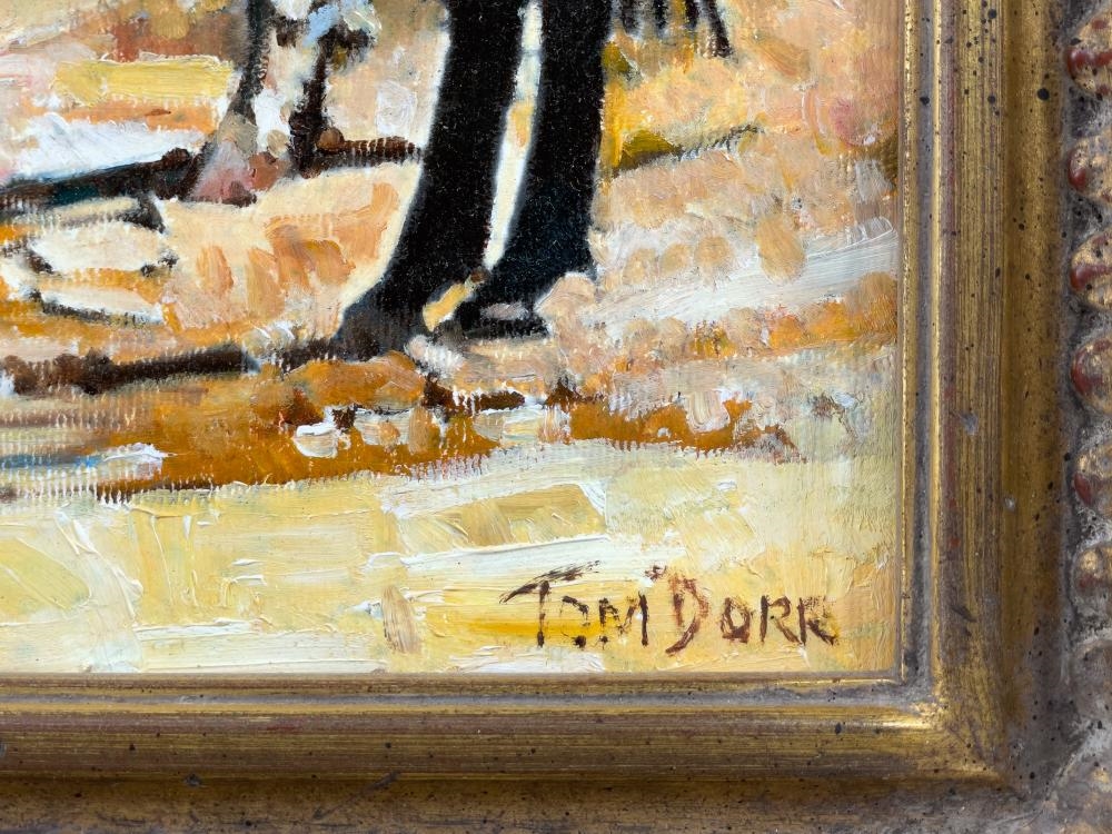 Tom Dorr | TOM DORR STOP FOR A DRINK OIL ON CANVAS (2024) | MutualArt