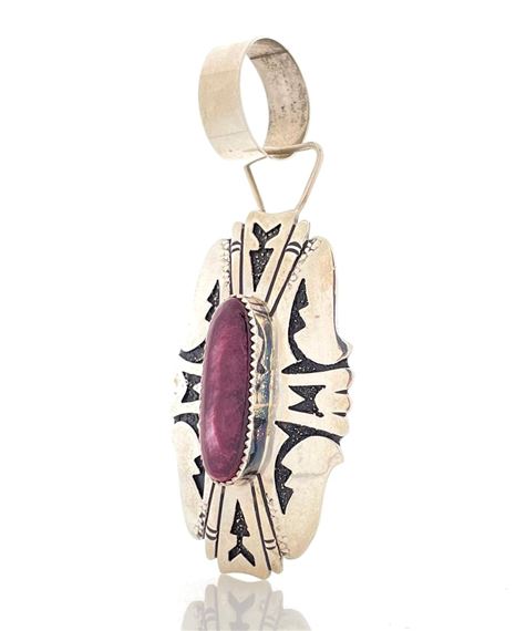 Richard Singer | RICHARD SINGER NAVAJO STERLING SILVER PURPLE SPINY ...