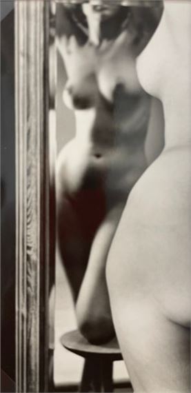 Nude with Mirror by Zdeněk Virt, circa 1960