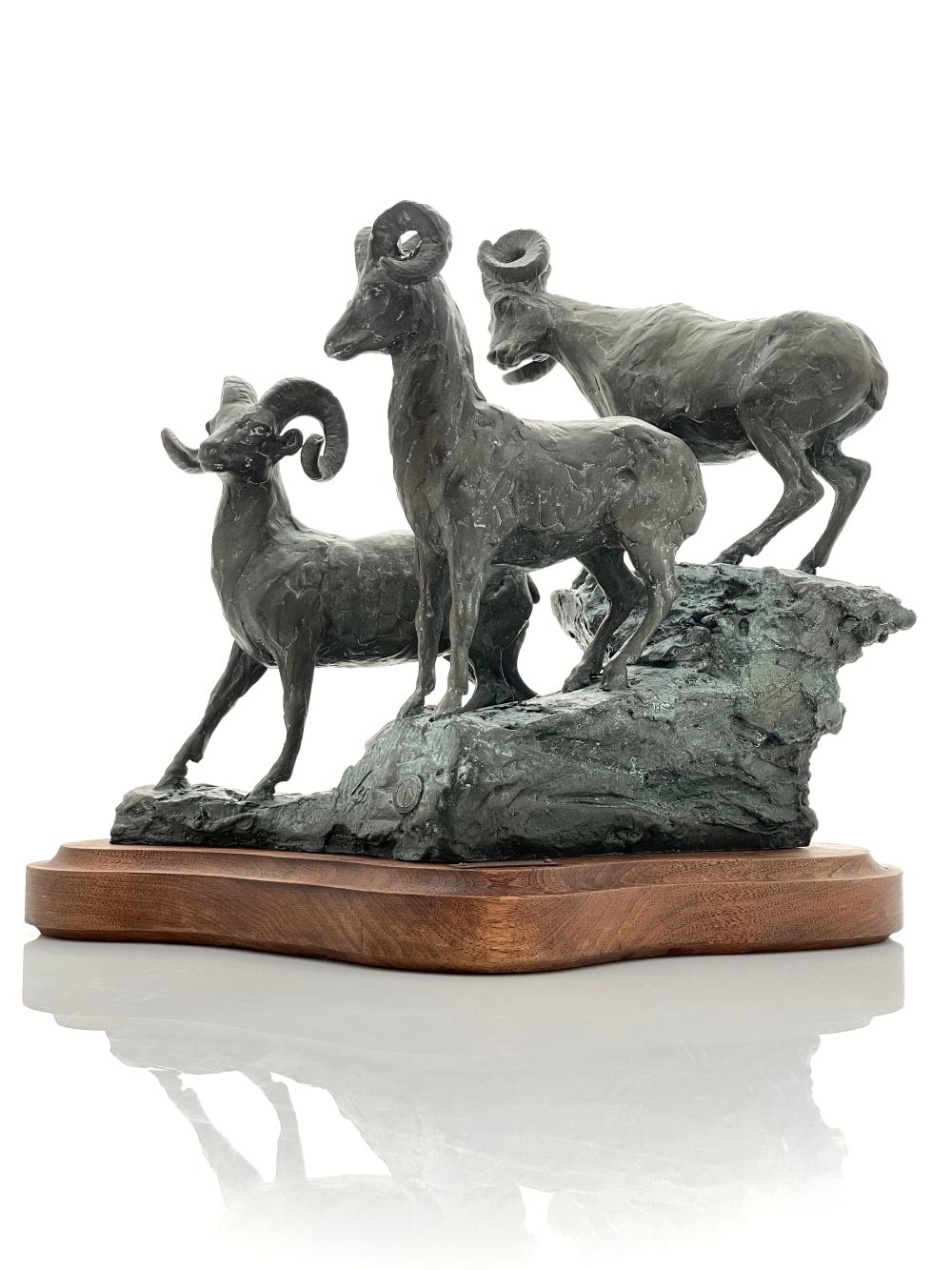 Artwork by Franco Vianello, The Bachelors, Made of BRONZE SCULPTURE