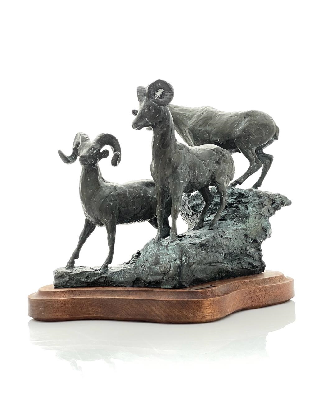 Artwork by Franco Vianello, The Bachelors, Made of BRONZE SCULPTURE