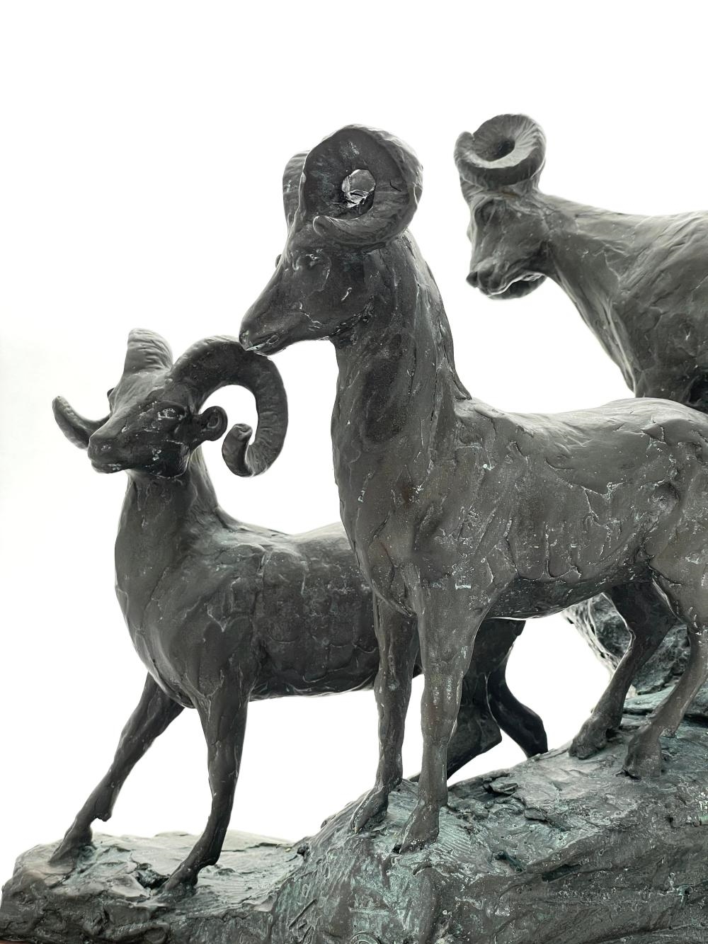 Artwork by Franco Vianello, The Bachelors, Made of BRONZE SCULPTURE