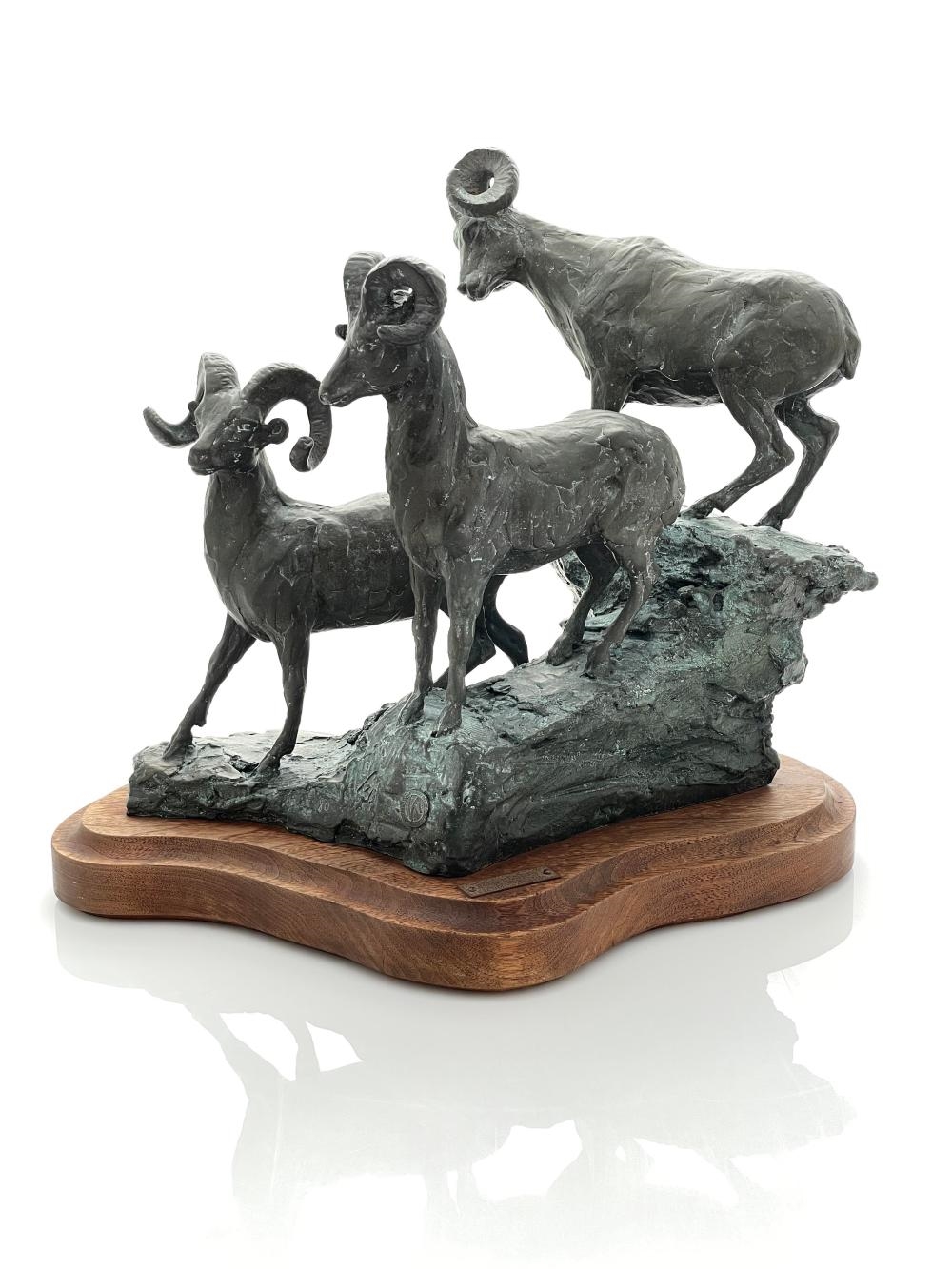 Artwork by Franco Vianello, The Bachelors, Made of BRONZE SCULPTURE