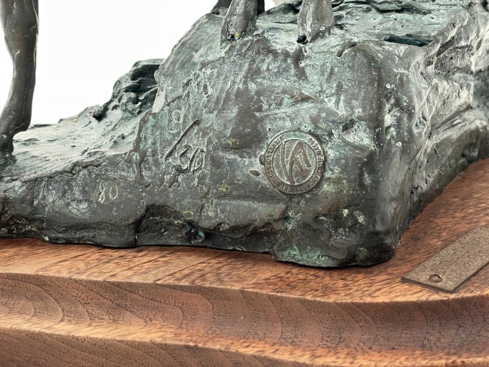 Artwork by Franco Vianello, The Bachelors, Made of BRONZE SCULPTURE