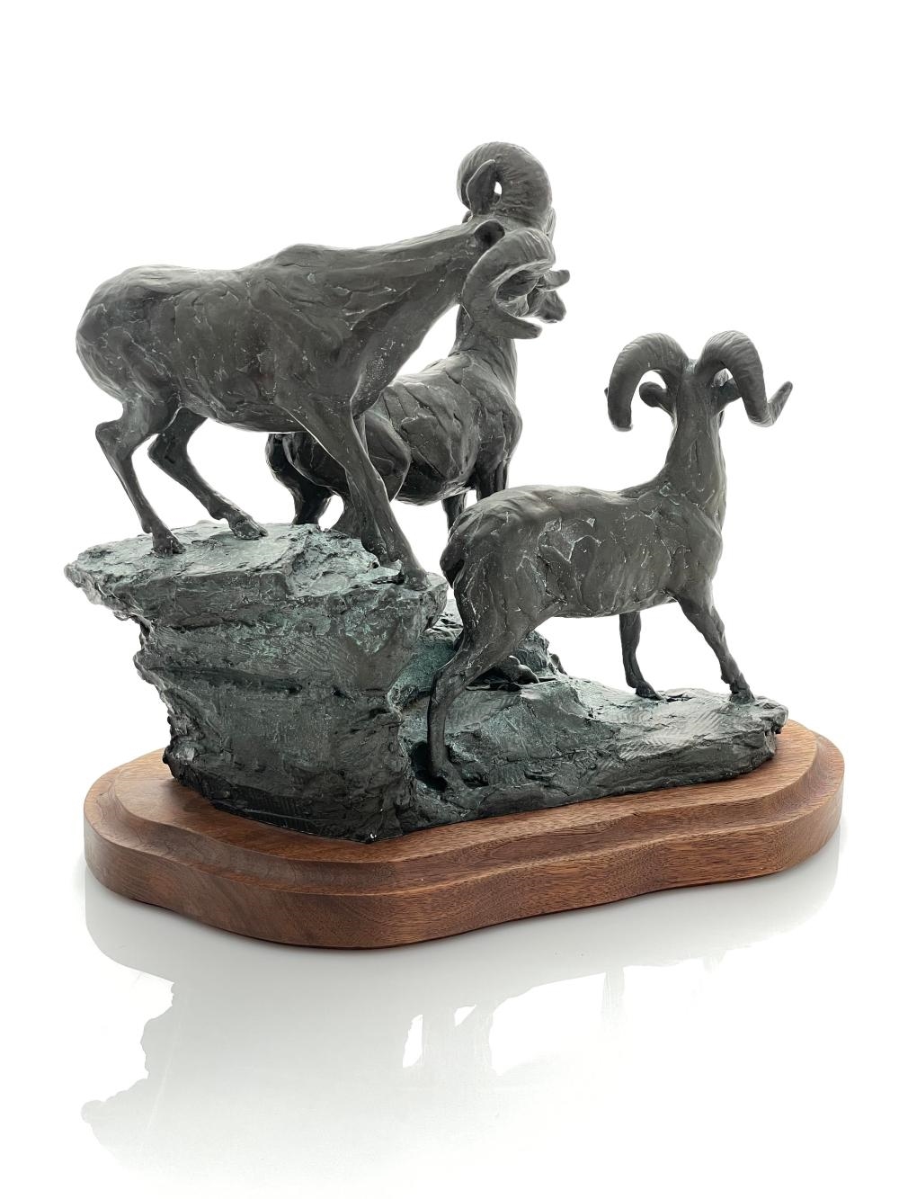 Artwork by Franco Vianello, The Bachelors, Made of BRONZE SCULPTURE