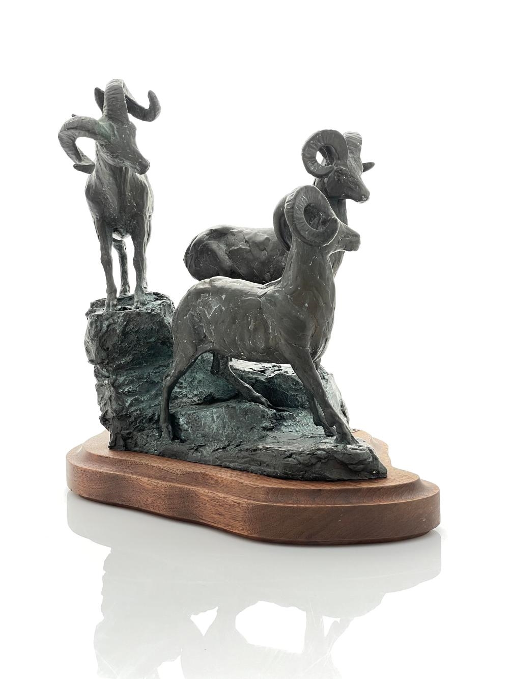 Artwork by Franco Vianello, The Bachelors, Made of BRONZE SCULPTURE