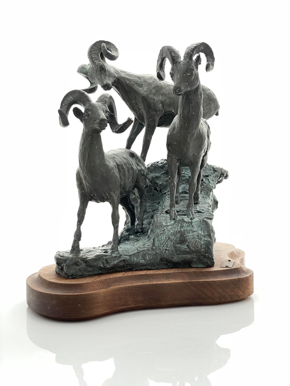 Artwork by Franco Vianello, The Bachelors, Made of BRONZE SCULPTURE