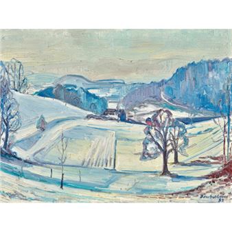 Winter im Schneekasten (Egliswil) - Hans Deubelbeiss