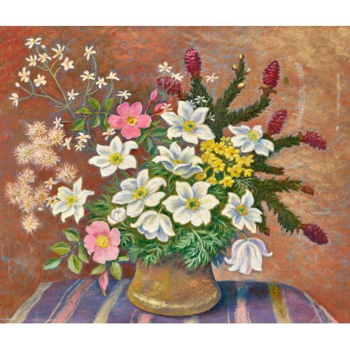 Sommerlicher Blumenstrauss by Berthe Roten-Calpini, 1951