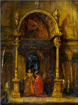 oil painting antique - James Holland
