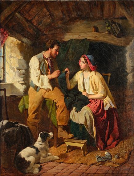 Cottage Courtship by William Henry Midwood