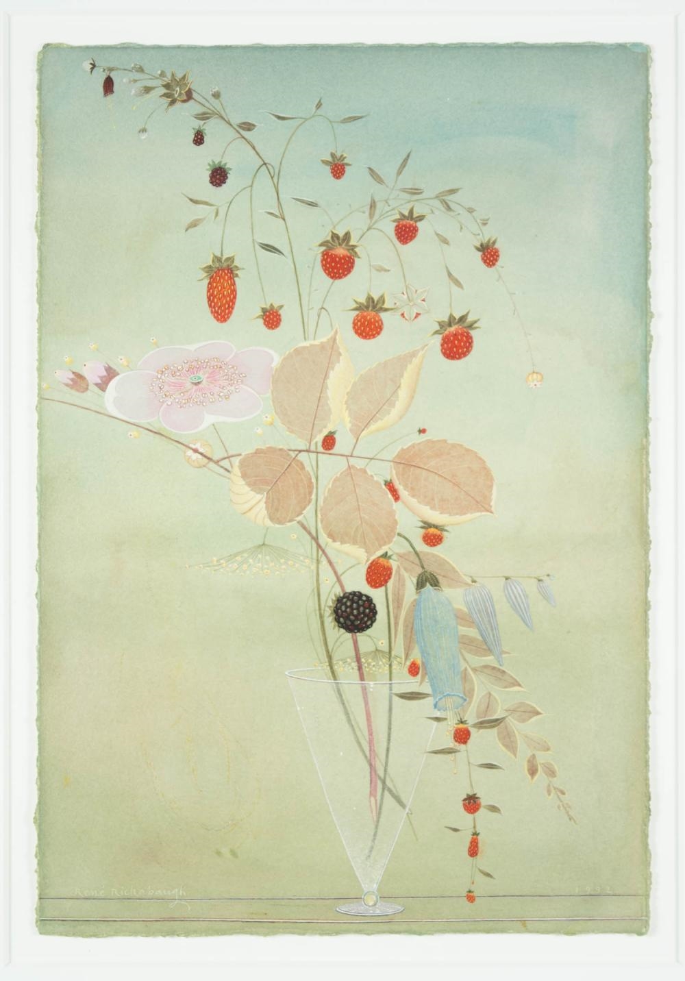 Rene Rickabaugh | RENE RICKABAUGH WATERCOLOR ON PAPER (1992) | MutualArt