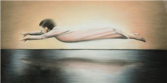 ROBIN PALANKER PASTEL ON PAPER - Robin Palanker
