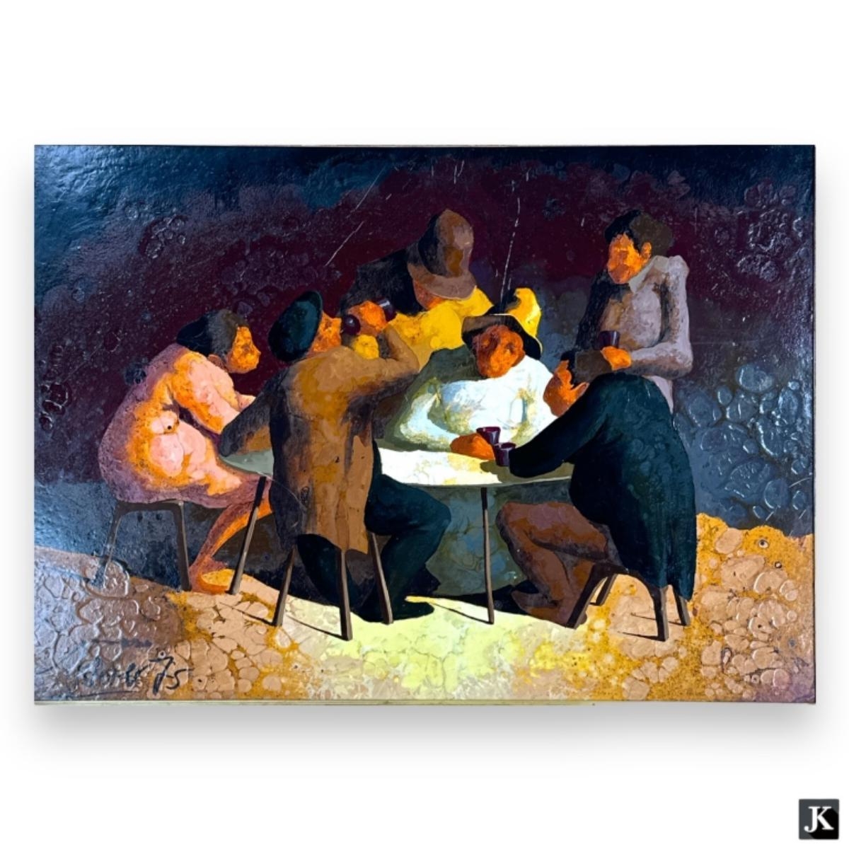 Artwork by Javier Martinez, Despedida De Soltero, Made of Oil Painting On Board