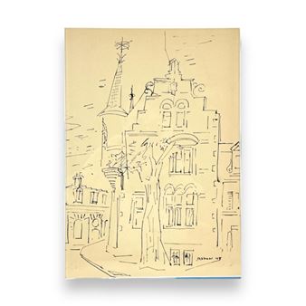 Study of a church - Bernard Olshan