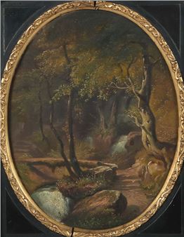 Ansicht der Heslacher Wasserfälle - Hermann Herdtle