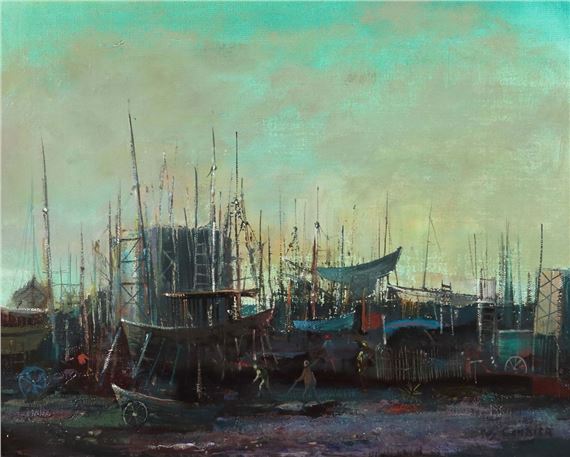 Hafenansicht by Cambier Guy