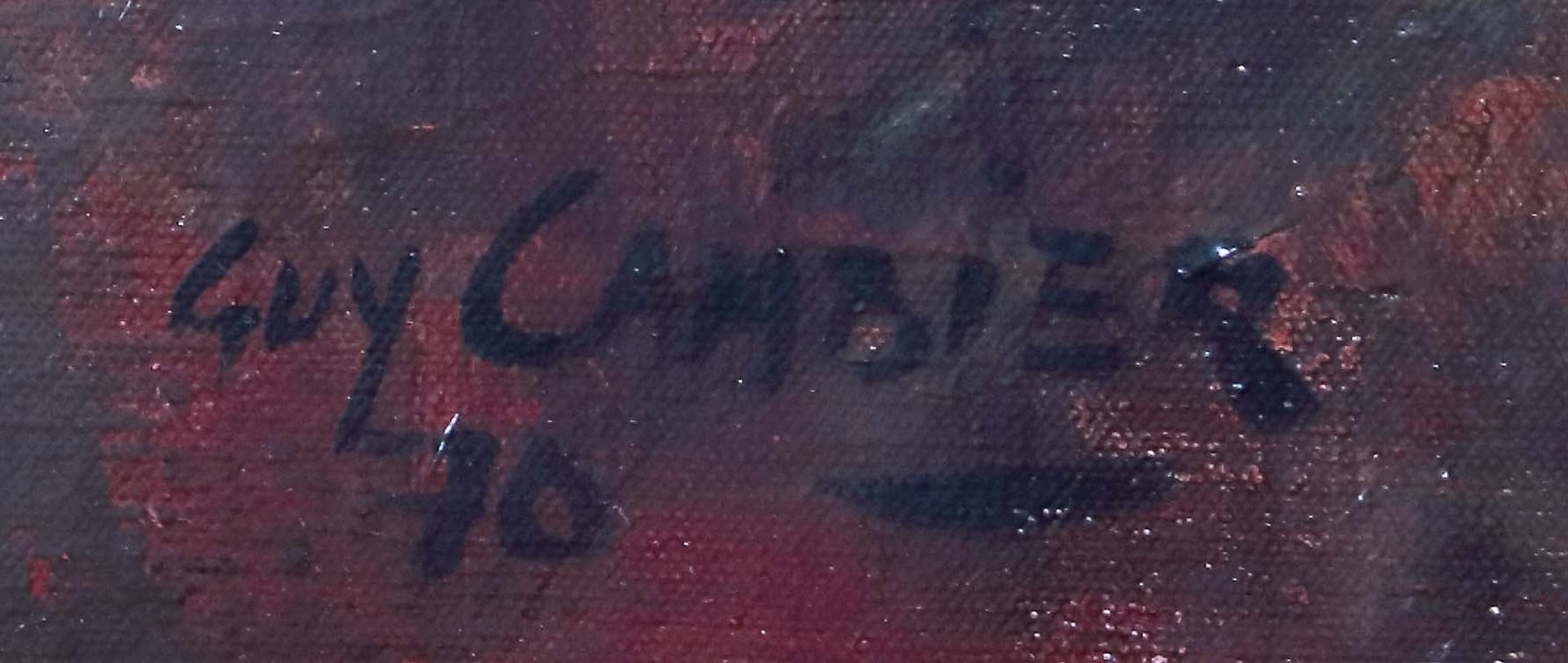 Artwork by Cambier Guy, Damenporträt, Made of oil/canvas