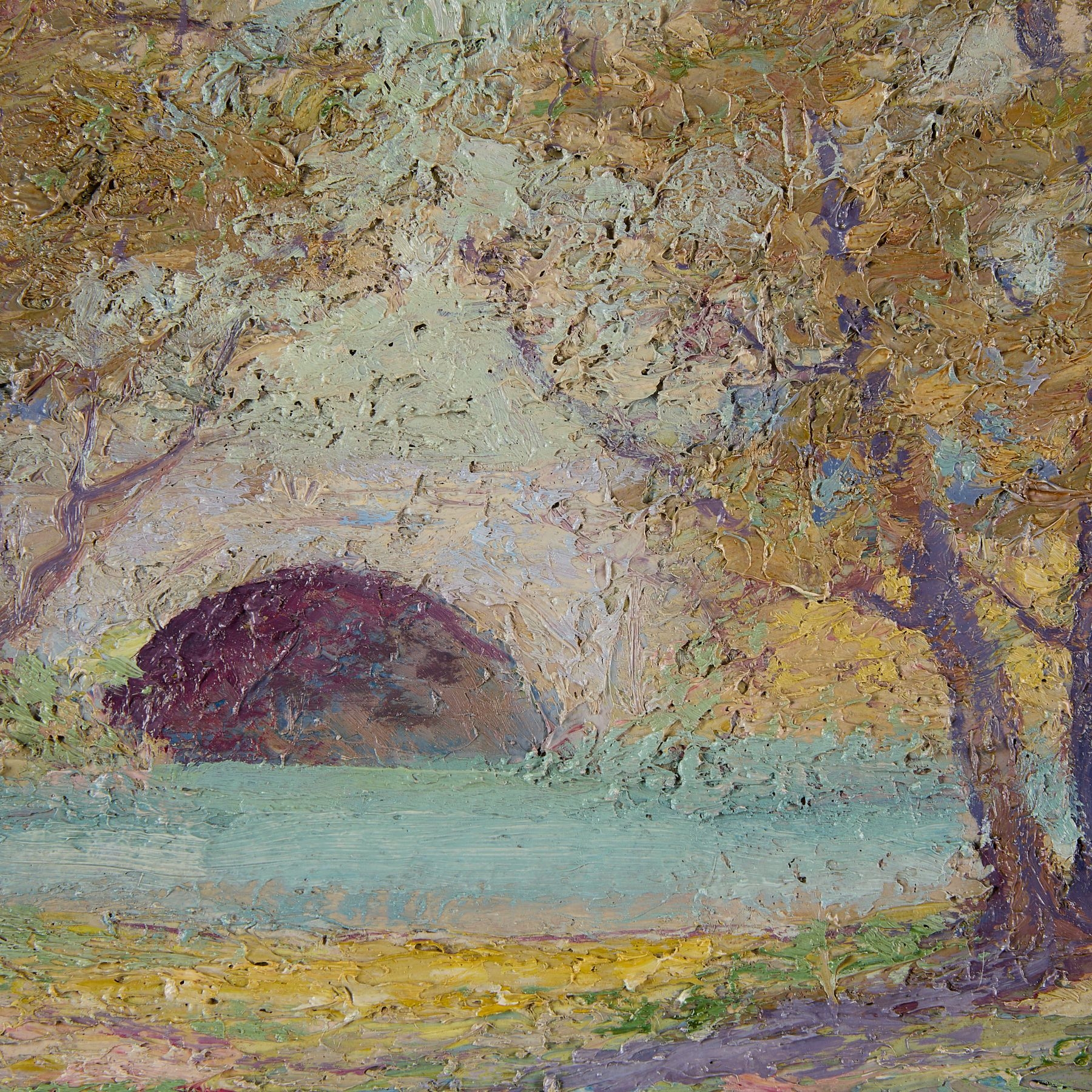 Artwork by Carl Wendell Rawson, Lake of the Isles, Made of Oil on board painting