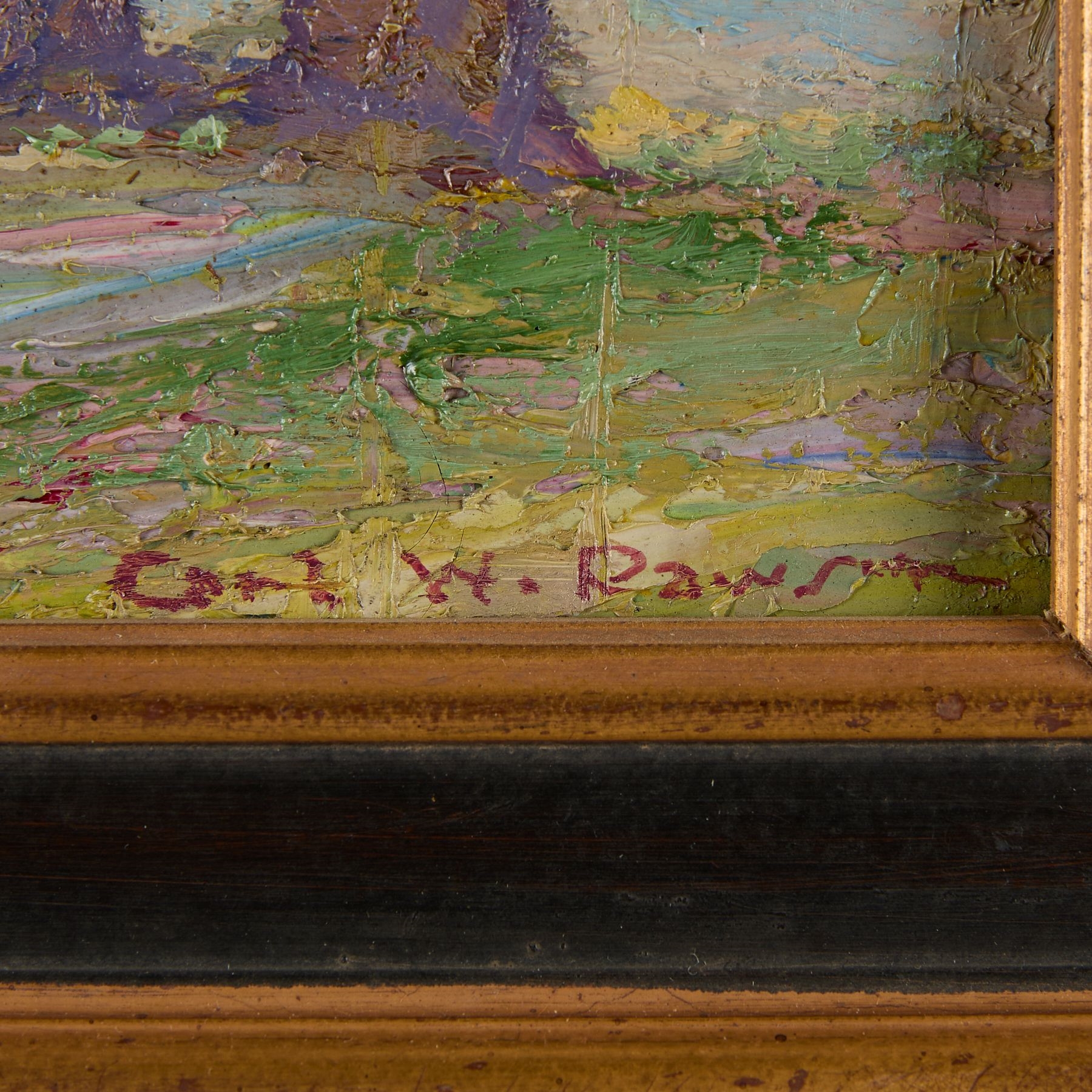 Artwork by Carl Wendell Rawson, Lake of the Isles, Made of Oil on board painting