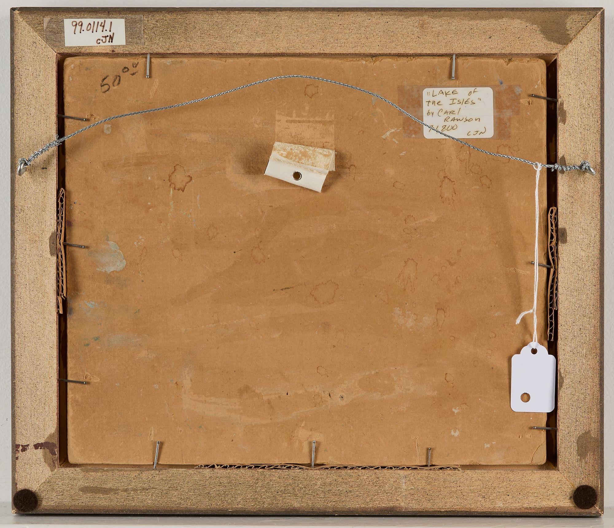 Artwork by Carl Wendell Rawson, Lake of the Isles, Made of Oil on board painting